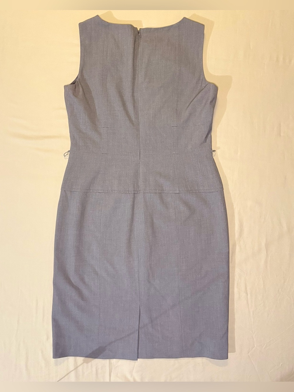Nine West Tailored Sleeveless Sheath Dress in Gray size 8 - Picture 3 of 12